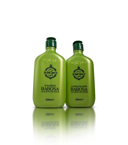 Shampoo e Condicionador  Babosa e Azeite de Oliva - Gold Spell CO